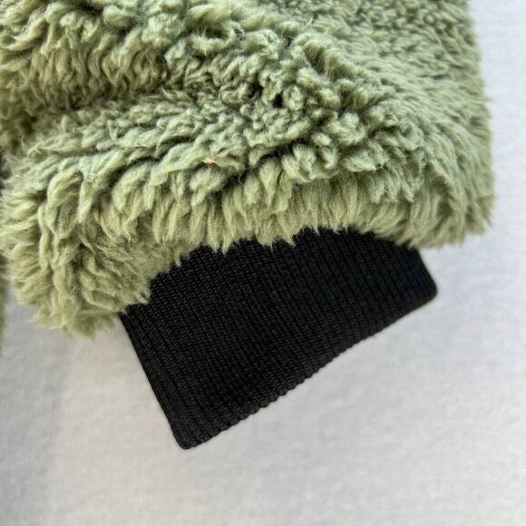 NWT Zyia Active Women's Long Hooded Teddy Jacket Lined Size Small Olive - Picture 6 of 13